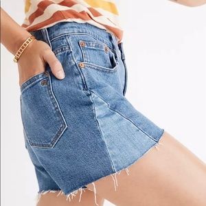Madewell High Rise Jean Shorts